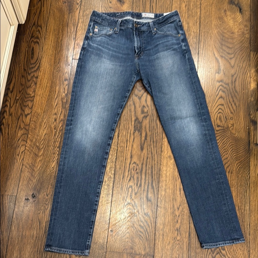 AG Adriano Goldschmied Classic Denim Jeans in Dark Blue